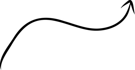 The feel of handwritten fonts with arrows and signs