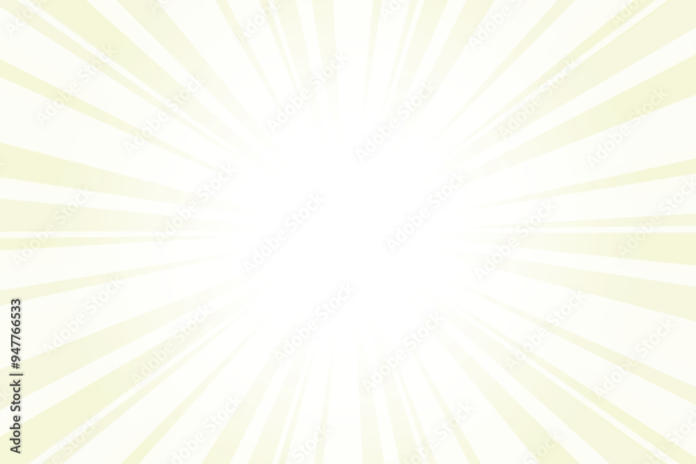 Aufkleber abstract yellow sun rays background. beige yellow sunburst background with glowing light rays. brigh