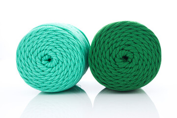 Yarn for knitting and crocheting