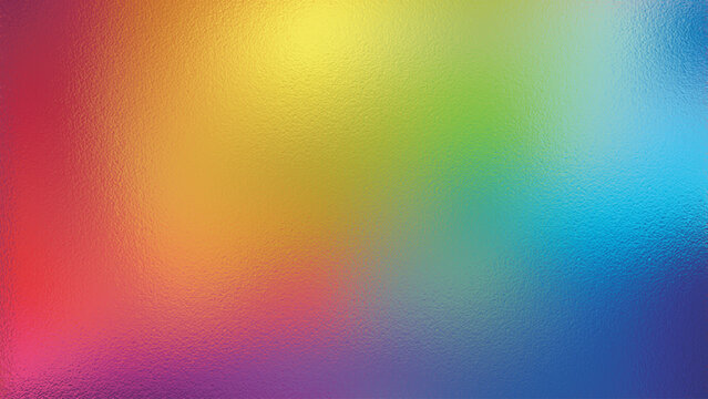 Abstract rainbow foil texture background with glass effect, cmyk color, perfect for printing. Vector illustration