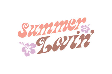 Summer lovin, Summer Beach Quote SVG T shirt Design