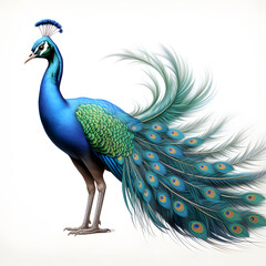 Fototapeta premium peacock nobackground