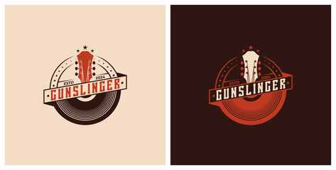 country music night club logo premium template © Superherzl