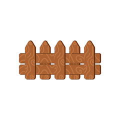 Autumn Fence Illustration