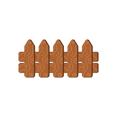 Autumn Fence Illustration