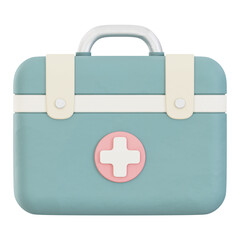 3D First Aid Kit Icon