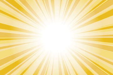 Abstract yellow sun rays background. -- yellow sunburst background with glowing light rays. Bright rays background for summer themes, energy concepts and vibrant designs.