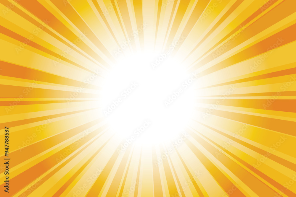 Poster abstract yellow sun rays background. hunyadi yellow sunburst background with glowing light rays. bri