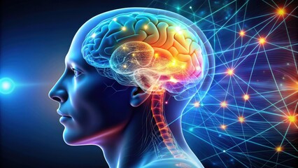 of human head and brain representing psychology and mental health, mental health, mind, brain