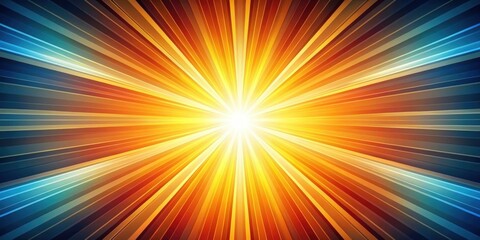 Obraz premium Dynamic sunray effect background with contrasting colored alternating rays radiating outward, Sunrays, background, dynamic