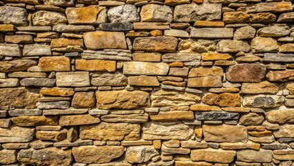 Fototapeta premium Old stone wall texture with weathered and rugged surface , vintage, background, ancient, gray, rough, building, architecture