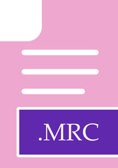 MRC File format icon fill inside