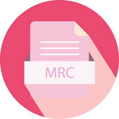 MRC File icon with black shadow