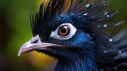 close up of peacock HD 8K wallpaper Stock Photographic Image 