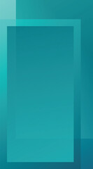 Abstract turquoise background with overlapping geometric rectangles creating a gradient effect, ideal for websites, posters, or social media graphic design 