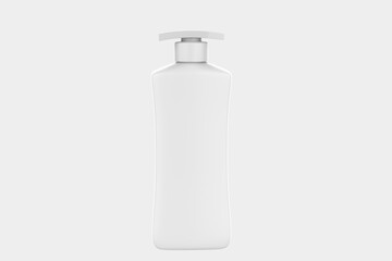 body lotion bottle mockup for body cosmetic Container lotion, tonic, serum, cream, isolated on white background. 3d illustearion