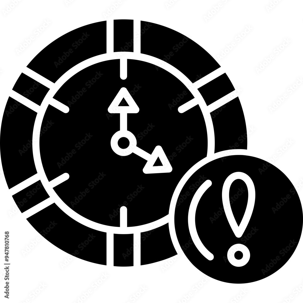 Canvas Prints clock alert icon