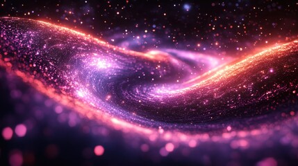 3d render abstract cosmic backgroun3d ultra violet neon rays glowing lines cyber network spee3d of light space an3d time twist bright swirl