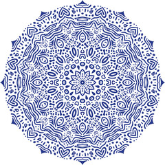 Fototapeta premium Mandala Vector Design Element for Coloring Book Pattern Design