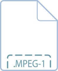 MPEG-1 File minimall icon