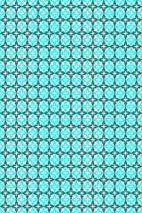 Abstract four-pointed star pattern, dark blue and blue alternating

