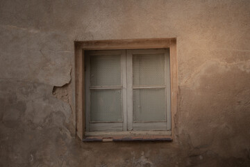 Fototapeta premium old window in wall