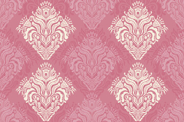 Motifs African paisley boho Floral Ikat seamless pattern embroidery border. Ethnic ikat saree sarong  flower design for Ikat pattern and Ethnic Pattern.Border indian floral Aztec embroidery patterns.