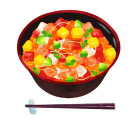 海鮮ちらし丼　ばらちらし　海鮮丼