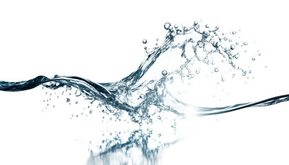 Water splash on Transparent background