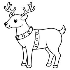 cartoon reindeer