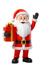 Fototapeta premium Santa Claus cartoon character