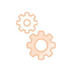 Gears  vector icon