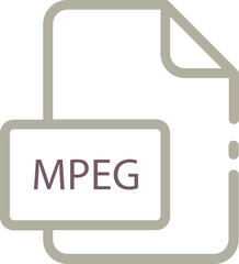 MPEG ip file icon