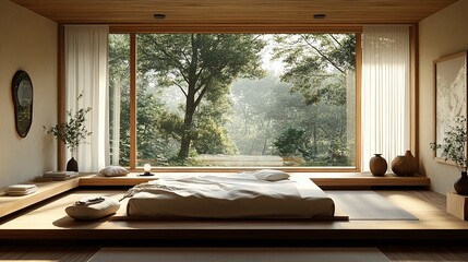 Zen Bedroom, Morning Light 