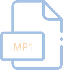 Old brick fill MP1 file icon