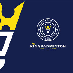 Badminton ball symbol design