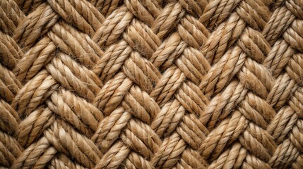 Rugged Burlap Texture, showcasing coarse fibers in a three-dimensional backdrop, embodying a rustic feel perfect for crafts or design projects.