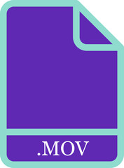 MOV black & bold outline around fill icon