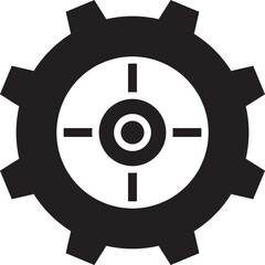 Fototapeta premium Gear Glyph Icon