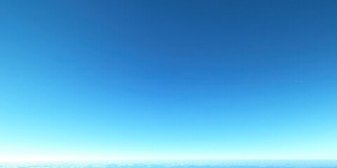 Obraz premium A bright, clear blue sky with no clouds, creating a smooth, open atmosphere.