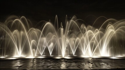 Fluid Elegance Mesmerizing Water Trails in Motion