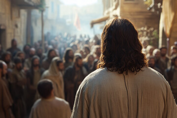 Jesus in the Crowd.