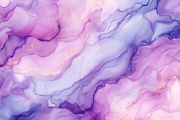 Fototapeta premium Seamless marble pattern, wood texture, watercolor marble pattern. Purple and pink colors. Hand drawn vector background. Fashionable textiles, fabric, packaging. 