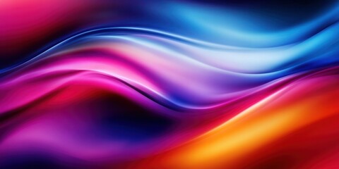 Obraz premium Abstract blurred motion background featuring smooth, flowing lines in vibrant hues.
