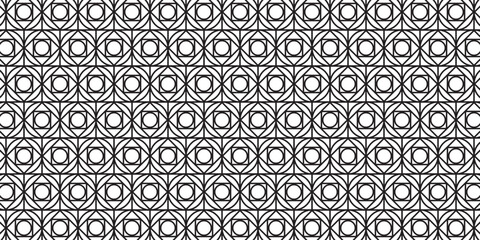 Black and white ornamental design seamless abstract pattern.