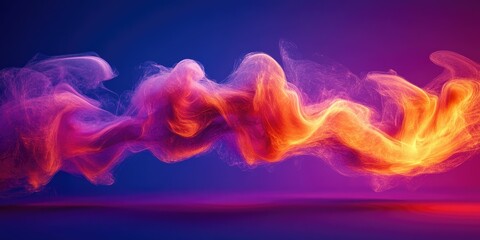 Fototapeta premium Abstract Smoke with Vibrant Colors