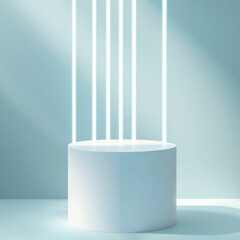 White Podium Minimalist.