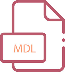 Old brick fill MDL file icon