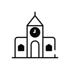 Campus Building vector icon