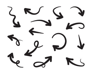 Hand Drawn Doodle Arrow